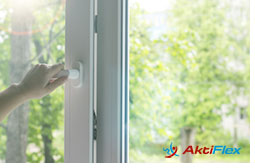 Bei starker Hitze richtiges lüften der Fenster und Türen in Wohnung oder Haus