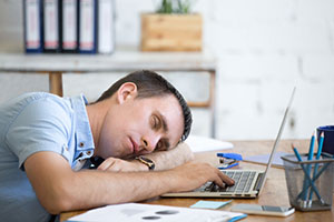work-life-sleep-balance Stress im Beruf und Alltag fördert eine schlechte Balance.